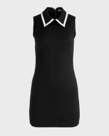 Wynell Collared Mini Dress at Neiman Marcus